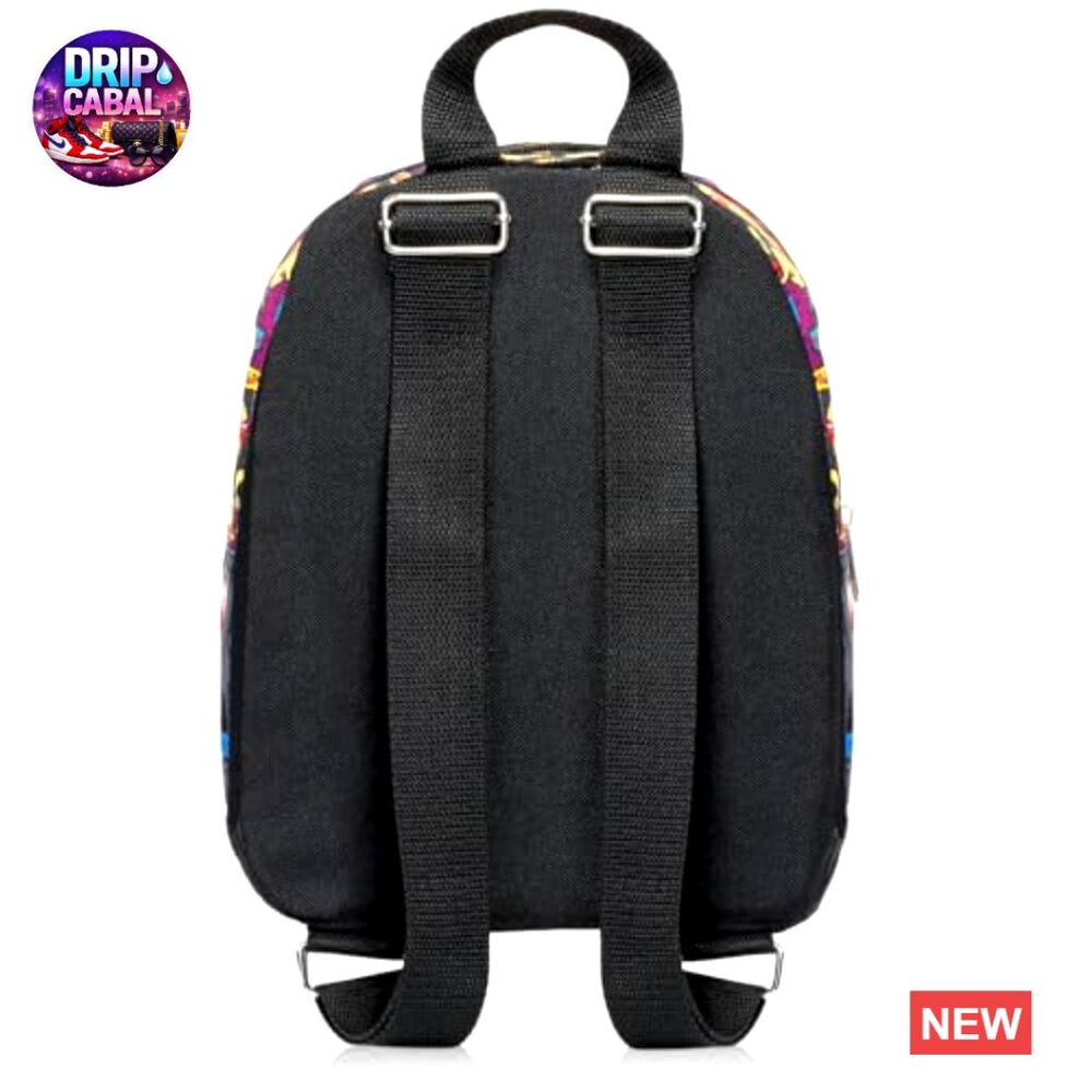 Canvas Mini Backpack Adjustable Straps Disney Vil… - image 3